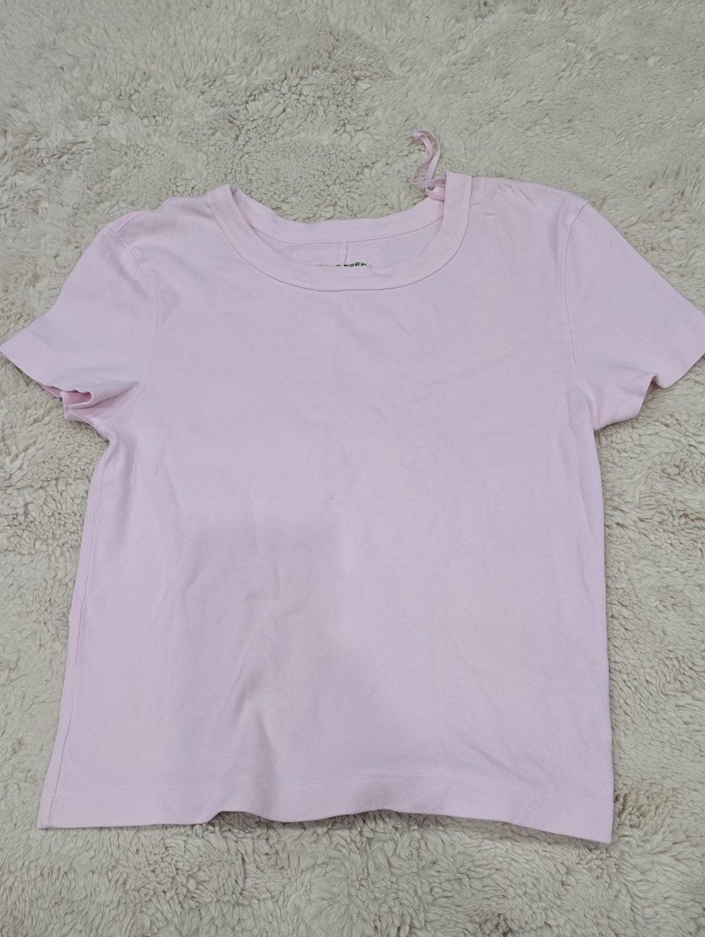 We The Free Light Pink Short Sleeve Tee